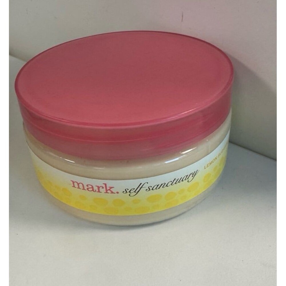 Vintage Avon mark. Self Sanctuary Lemon Sugar Body Butter 6.7oz Discontinued VHT